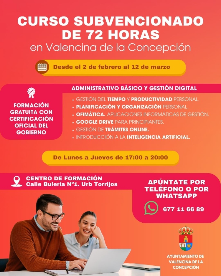 Curso de administrativo básico y gestión digital