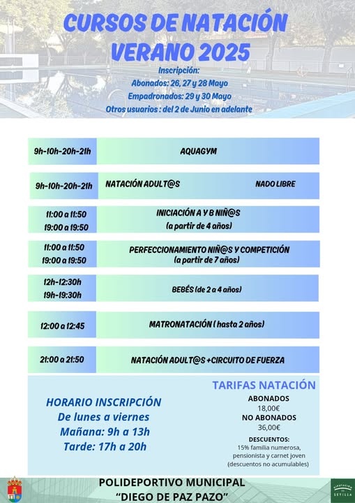 Cursos Natación 2025