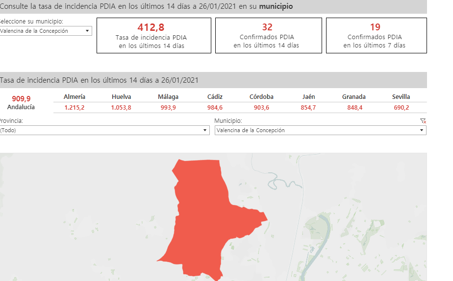 Valencina positivos 260121