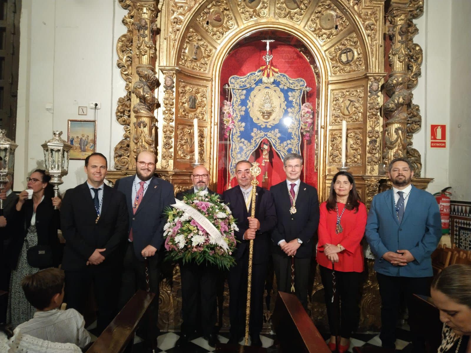 Cartel Rocío 2024 y Santo Rosario