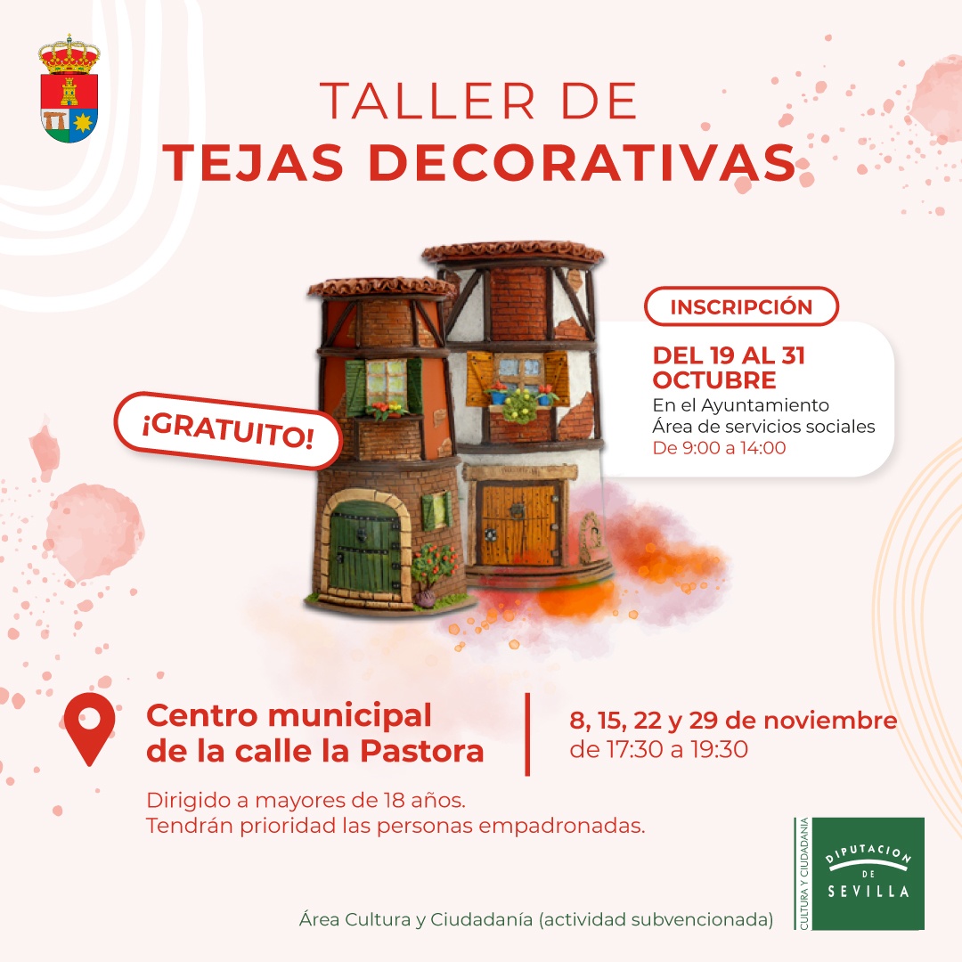taller tejas decorativas
