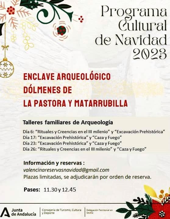 Talleres familiares arqueología